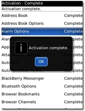 enterprise activation blackberry