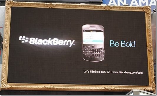 Be Bold BlackBerry Ad