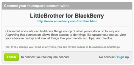Little Brother Foursquare