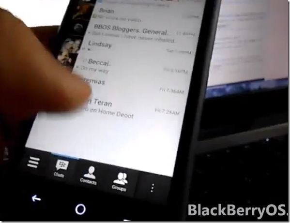 Review BBM on Android