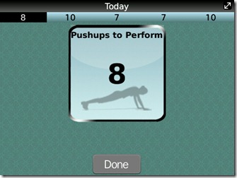 pushups today