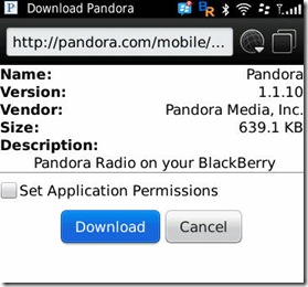 Pandora Update