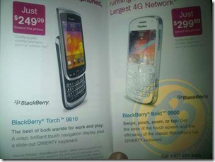 BlackBerry Bold 9900 T-Mobile White