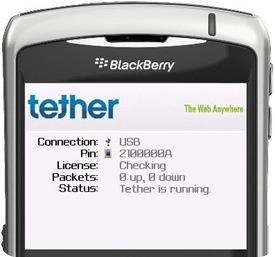 Tether BlackBerry