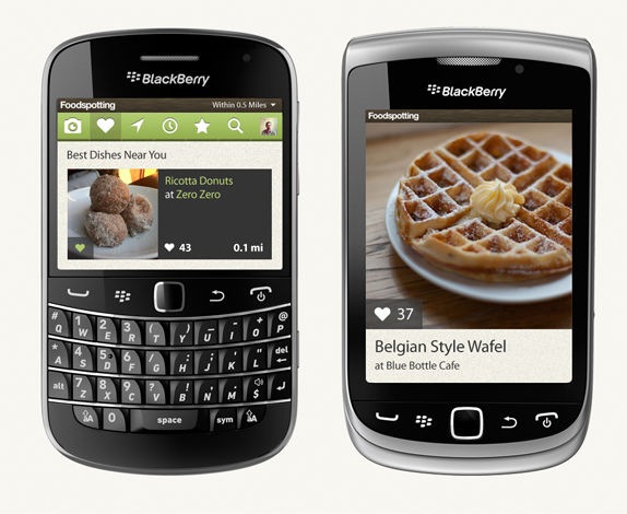Foodspotting BlackBerry