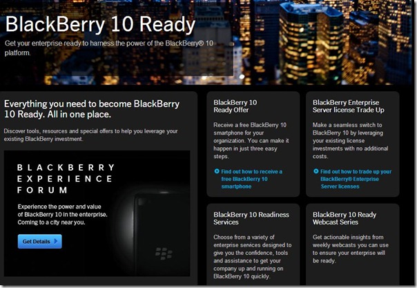 BlackBerry 10 Ready - BlackBerry Enterprise Service - US-000052
