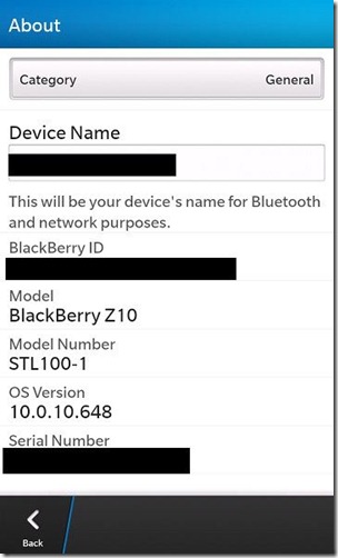 BlackBerry Z10 London STL100-1_Dev Alpha