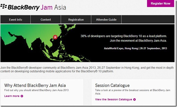 BlackBerry Jam Asia