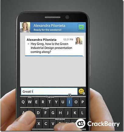 BlackBerry Z30 Retail Demo Images