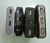 Cheero Power Plus 3 13400mAh compared to other powerbanks front