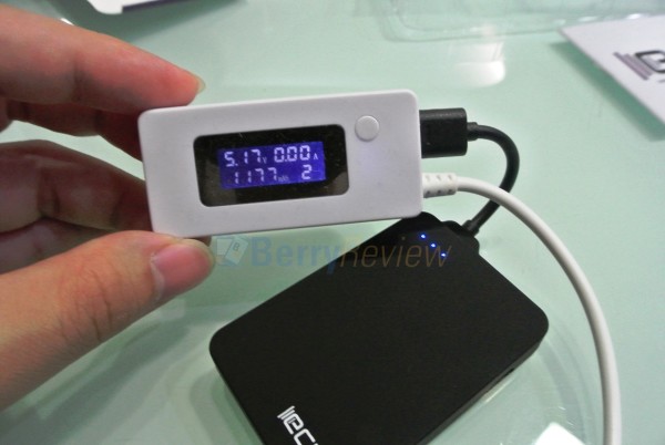 Echo PowerConnect Mini 1600mAh Connected to the tester