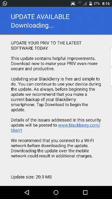BlackBerry Priv April