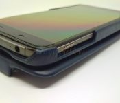 Noreve Tradition Case for BlackBerry DTEK60 (open flap left top view)